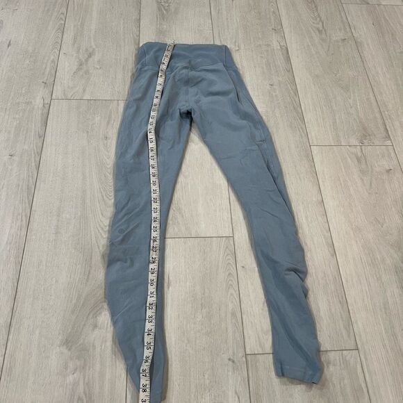 Lululemon Women's Inner Glow Tight Washed Chambray Ruched Legging size 4 - Picture 3 of 10